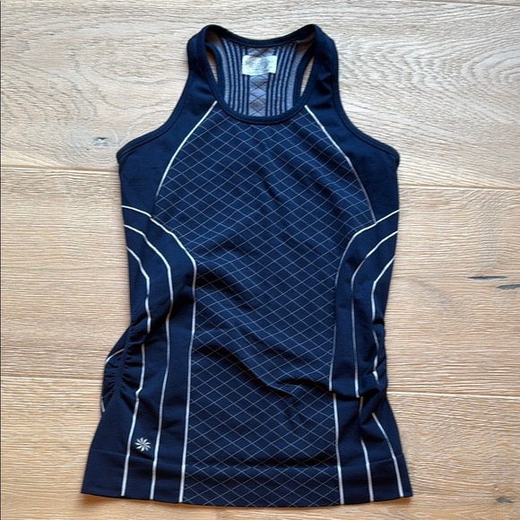 Athleta Tops - Athleta Navy Geometric Tank Top